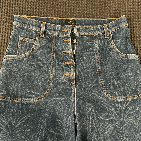 Wide Leg Etro Jeans New Season size 32 - Picture 1 of 5